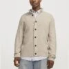 Jack & Jones Ribbed Funnel Neck Cardigan -Marksandspencer Sale Store Ribbed Funnel Neck Cardigan