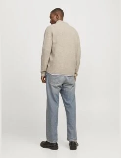 Jack & Jones Ribbed Funnel Neck Cardigan 15 Jack & Jones Ribbed Funnel Neck Cardigan -Marksandspencer Sale Store Ribbed Funnel Neck Cardigan 2