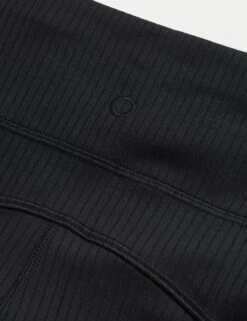 Ribbed High Waisted Flared Yoga Leggings -Marksandspencer Sale Store Ribbed High Waisted Flared Yoga Leggings 6