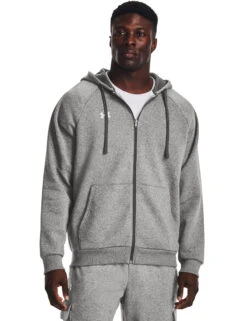 Under Armour Rival Fleece Cotton Rich Zip Up Hoodie