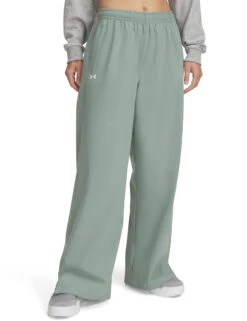 Under Armour Rival High Waisted Wide Leg Trousers