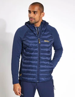 Jack Wolfskin Routeburn Pro Hybrid Hooded Puffer Jacket