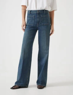 Rowan High Waisted Flared Jeans -Marksandspencer Sale Store Rowan High Waisted Flared Jeans 4