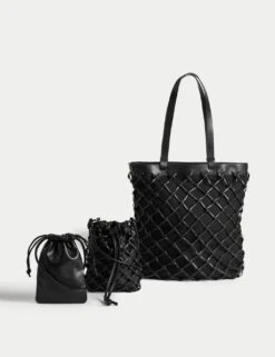 Drawstring Cross Body Bag 9 Drawstring Cross Body Bag -Marksandspencer Sale Store SD 01 T01 1115Z Y0 X EC 6