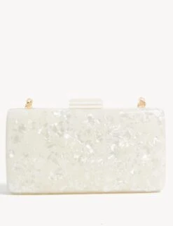 Chain Strap Clutch Bag -Marksandspencer Sale Store SD 01 T01 1117Z K4 X EC 3