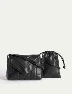 Quilted Mini Cross Body Bag -Marksandspencer Sale Store SD 01 T01 1119Z Y0 X EC 6