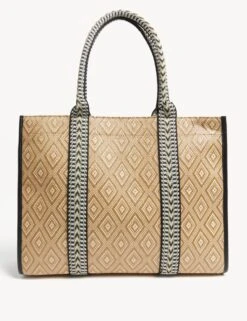 Woven Tote Bag -Marksandspencer Sale Store SD 01 T01 1121Z V0 X EC 3