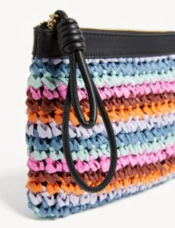 Straw Clutch Bag -Marksandspencer Sale Store SD 01 T01 2003Y ZZ X EC 1