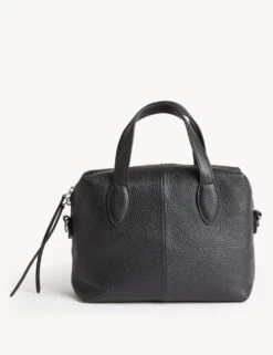 Leather Bowler Bag -Marksandspencer Sale Store SD 01 T01 2065E Y0 X EC 3
