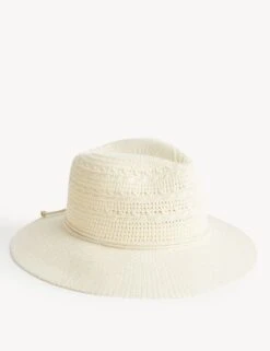 Cotton Rich Packable Fedora Hat