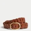 Leather Weave Jean Belt -Marksandspencer Sale Store SD 01 T01 7018B VS X EC 90