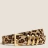 Leather Animal Effect Jean Belt -Marksandspencer Sale Store SD 01 T01 7025B N4 X EC 90