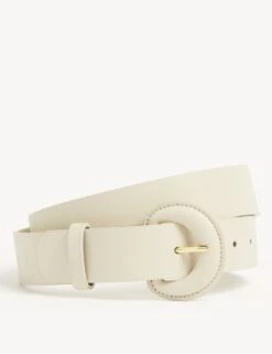 Faux Leather Lizard Effect Jeans Belt