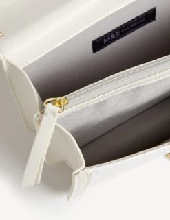 Faux Leather Cross Body Bag -Marksandspencer Sale Store SD 01 T01 9846C Z4 X EC 2