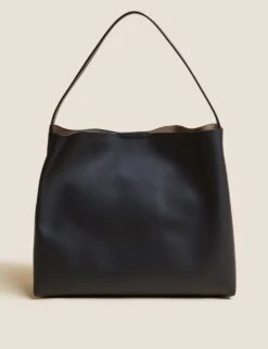 Faux Leather Shoulder Bag -Marksandspencer Sale Store SD 01 T01 9848C Y0 X EC 3