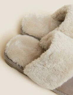 Suede Mule Slippers -Marksandspencer Sale Store SD 01 T02 2335 MG X EC 1