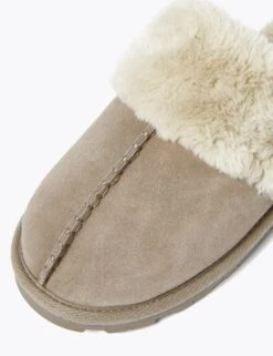 Suede Mule Slippers -Marksandspencer Sale Store SD 01 T02 2335 MG X EC 3