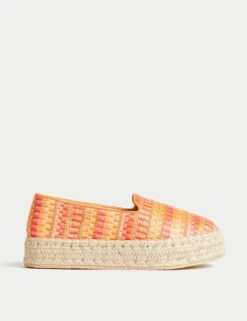 Slip On Flatform Espadrilles