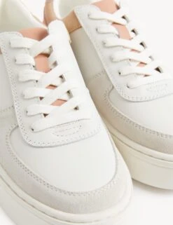 Suede Lace Up Chunky Trainers -Marksandspencer Sale Store SD 01 T02 8970T Z4 X EC 1