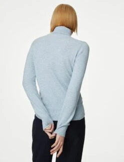 Pure Cashmere Roll Neck Jumper -Marksandspencer Sale Store SD 01 T38 3067 KP X EC 3