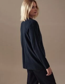 Pure Cashmere V-Neck Button Front Cardigan -Marksandspencer Sale Store SD 01 T38 4201 F0 X EC 3