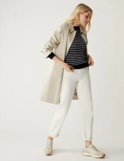 Pure Merino Wool Striped Crew Neck Jumper -Marksandspencer Sale Store SD 01 T38 7722C F4 X EC 3