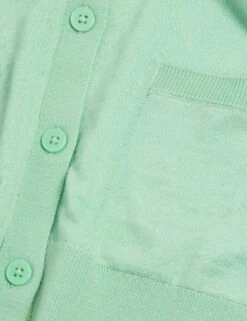 Pure Merino Wool Crew Neck Cardigan -Marksandspencer Sale Store SD 01 T38 8418 UO X EC 6