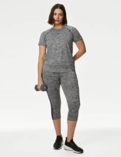 Scoop Neck Short Sleeve T-Shirt -Marksandspencer Sale Store SD 01 T51 5157 UT X EC 1