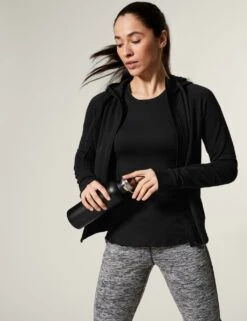 Cotton Rich Zip Up Hoodie