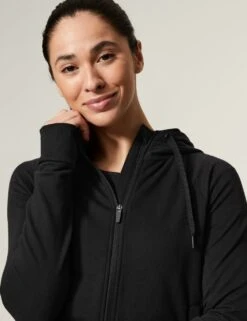 Cotton Rich Zip Up Hoodie -Marksandspencer Sale Store SD 01 T51 5233 Y0 X EC 1