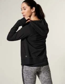 Cotton Rich Zip Up Hoodie -Marksandspencer Sale Store SD 01 T51 5233 Y0 X EC 3
