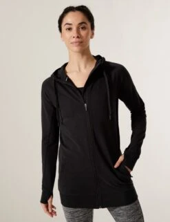 Cotton Rich Longline Hoodie -Marksandspencer Sale Store SD 01 T51 5234 Y0 X EC 2