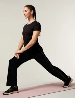 Cotton Rich Side Stripe Joggers -Marksandspencer Sale Store SD 01 T51 6085 Y0 X EC 1