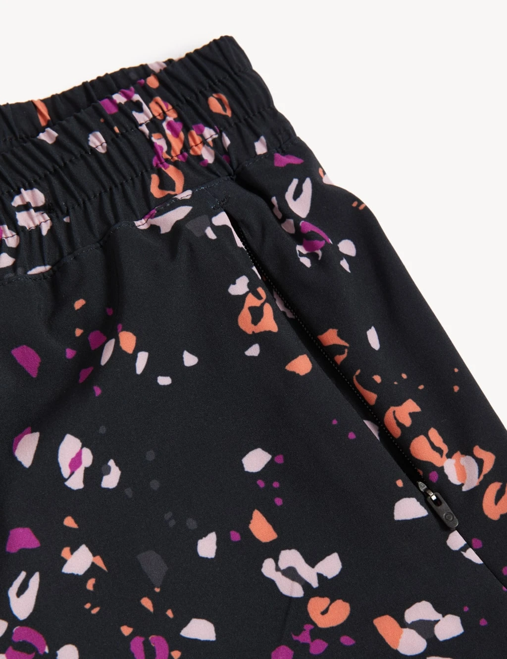 Woven Printed Layered Running Shorts 2 Woven Printed Layered Running Shorts - Image 2