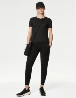 Cuffed High Waisted Sports Joggers -Marksandspencer Sale Store SD 01 T51 6559 Y0 X EC 1