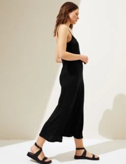 Jersey Scoop Neck Maxi Slip Dress -Marksandspencer Sale Store SD 01 T52 8270 Y0 X EC 1