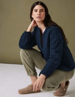 Pure Cotton Padded Jacket -Marksandspencer Sale Store SD 01 T53 4305U F0 X EC 2