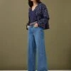 High Waisted Floral Wide Leg Jeans -Marksandspencer Sale Store SD 01 T53 7204U XA X EC 0