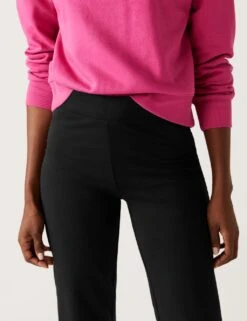 Cotton Rich Straight Leg Cropped Joggers -Marksandspencer Sale Store SD 01 T57 3753 Y0 X EC 1