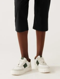 Cotton Rich Straight Leg Cropped Joggers -Marksandspencer Sale Store SD 01 T57 3753 Y0 X EC 2