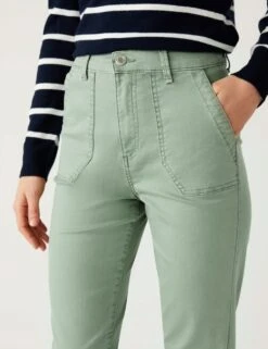 Cotton Rich Slim Fit Joggers -Marksandspencer Sale Store SD 01 T57 4319 DW X EC 1