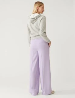 Crepe Drawstring Wide Leg Trousers -Marksandspencer Sale Store SD 01 T59 1030T G0 X EC 3