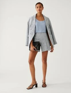 Tweed High Waisted Shorts -Marksandspencer Sale Store SD 01 T59 1149T E4 X EC 1