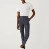 Cotton Rich Polka Dot Slim Fit Trousers -Marksandspencer Sale Store SD 01 T59 1217T F4 X EC 0