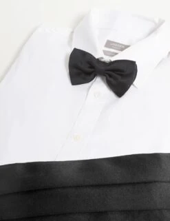 Jaeger Italian Woven Pure Barathea Silk Bow Tie