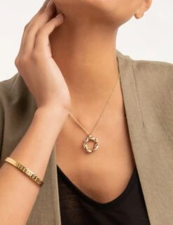 Autograph Circle Pendant Necklace -Marksandspencer Sale Store SD 01 T66 4042N S0 X EC 2