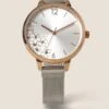 Flower Face Mesh Watch -Marksandspencer Sale Store SD 01 T66 9000W CL X EC 0