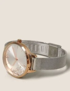 Flower Face Mesh Watch -Marksandspencer Sale Store SD 01 T66 9000W CL X EC 2