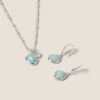 Semi Precious Earring And Necklace Set -Marksandspencer Sale Store SD 01 T66 9008J E0 X EC 0