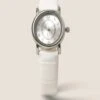 Cream Oval Face Watch